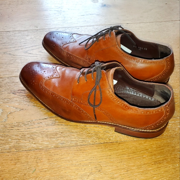 Florsheim Castellano Wingtip Oxford Size 13 D Saddle Tan - Picture 3 of 6